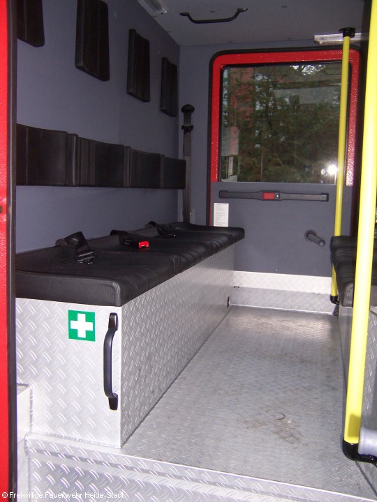  HLF 20 Mannschaftsraum