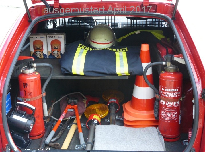 Kommandowagen Beladung